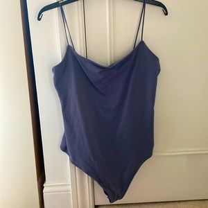 Blue XL A&F bodysuit